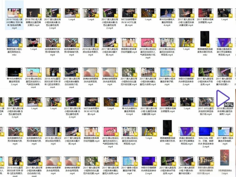 精选模特 明星（韩国女团/韩国车展车模/JKF比基尼派/钢管秀/成人展/内衣秀/时装秀/街拍视频）高清视频合集 共117套写真写真视频[33.60G]